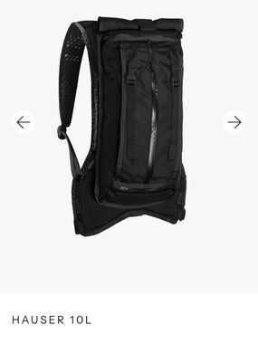 Mission Workshop Hauser 10L Black Backpack